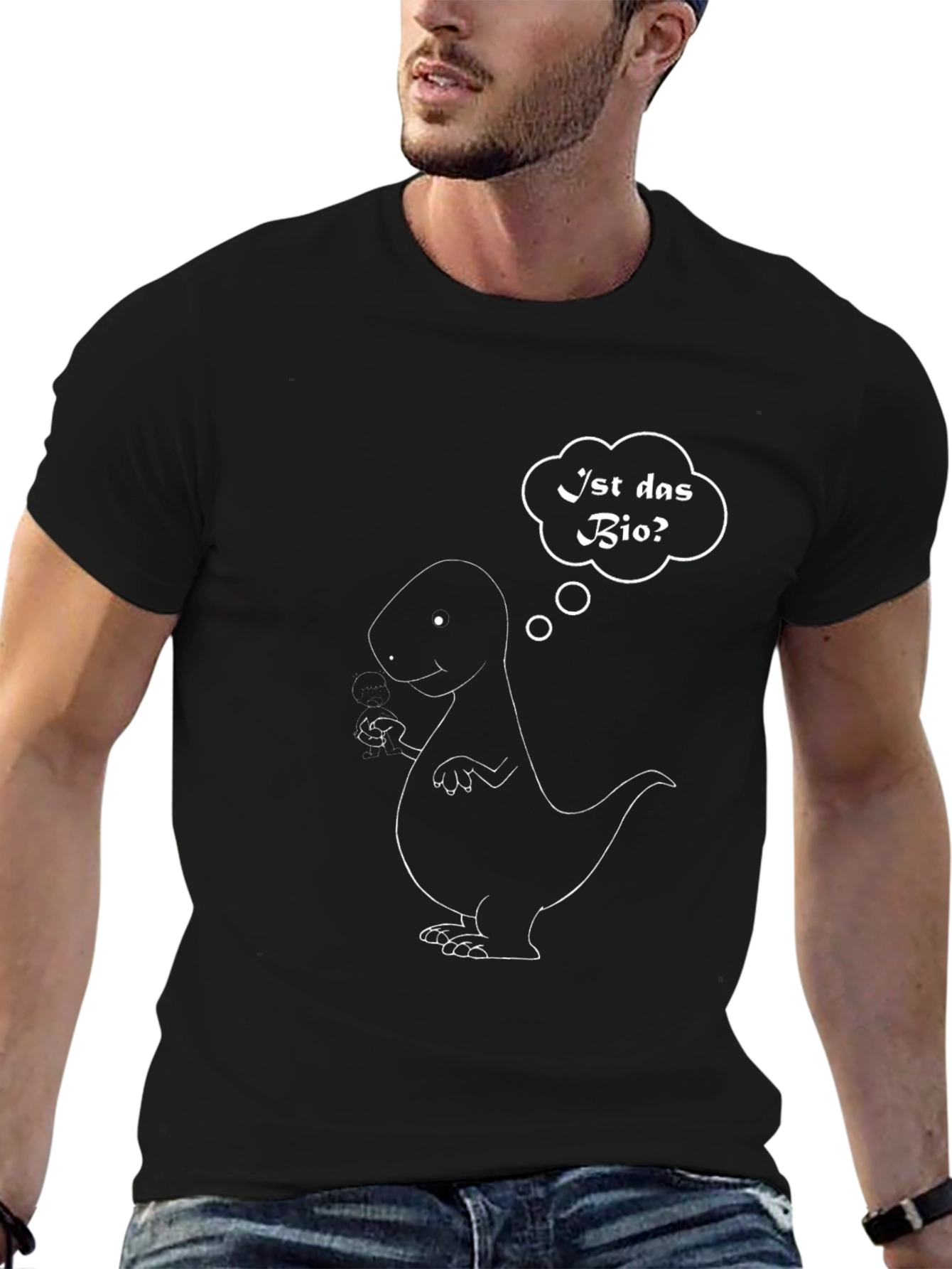 Dino Bio T-Shirt - Funny Organic Dinosaur Tee