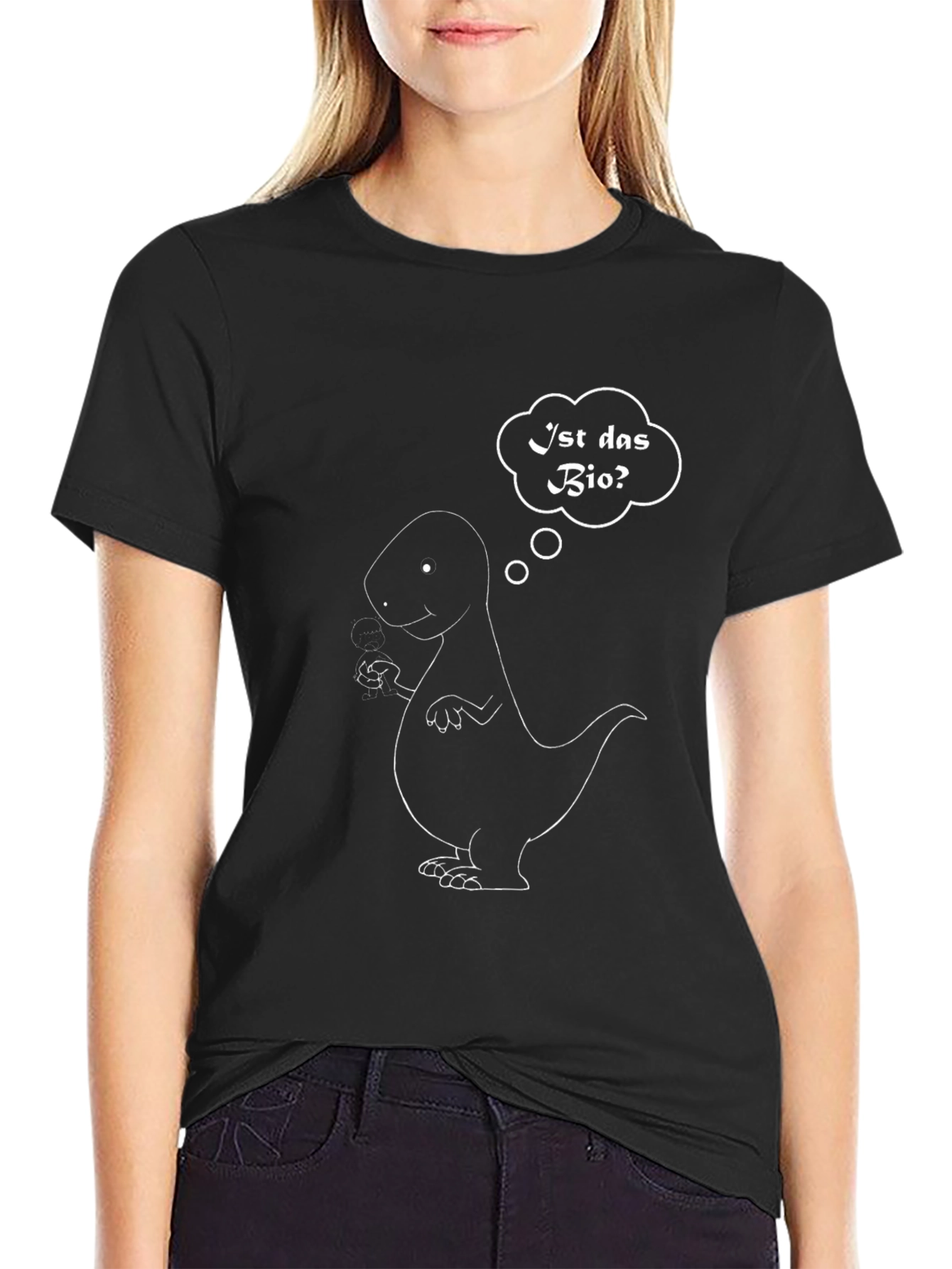 Dino Bio T-Shirt - Funny Organic Dinosaur Tee