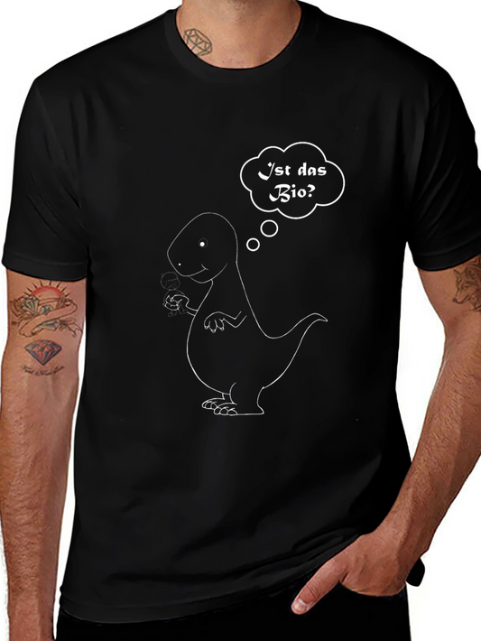 Dino Bio T-Shirt - Funny Organic Dinosaur Tee