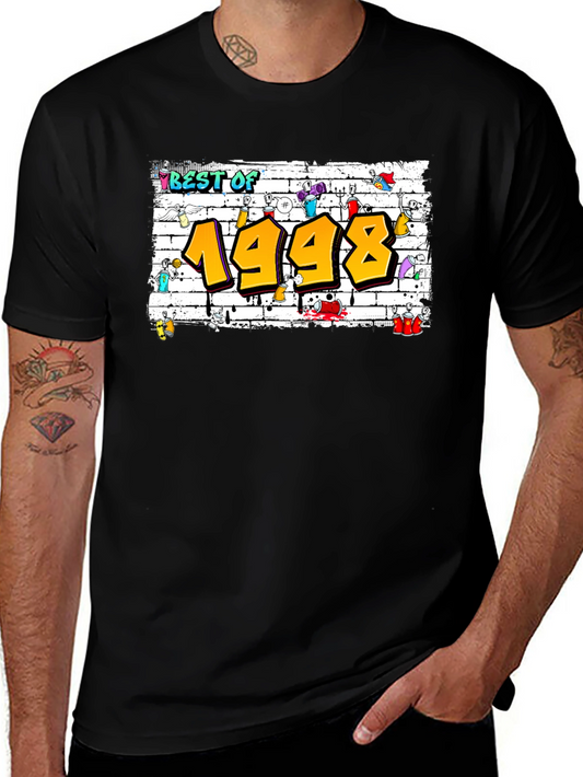Best of 1998 Graffiti Style Black T-Shirt