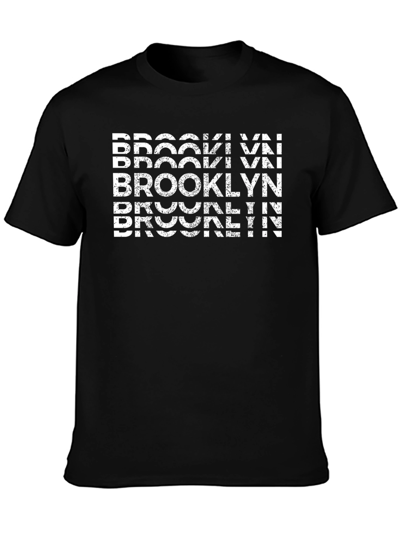 Brooklyn Graphic Print Black T-Shirt