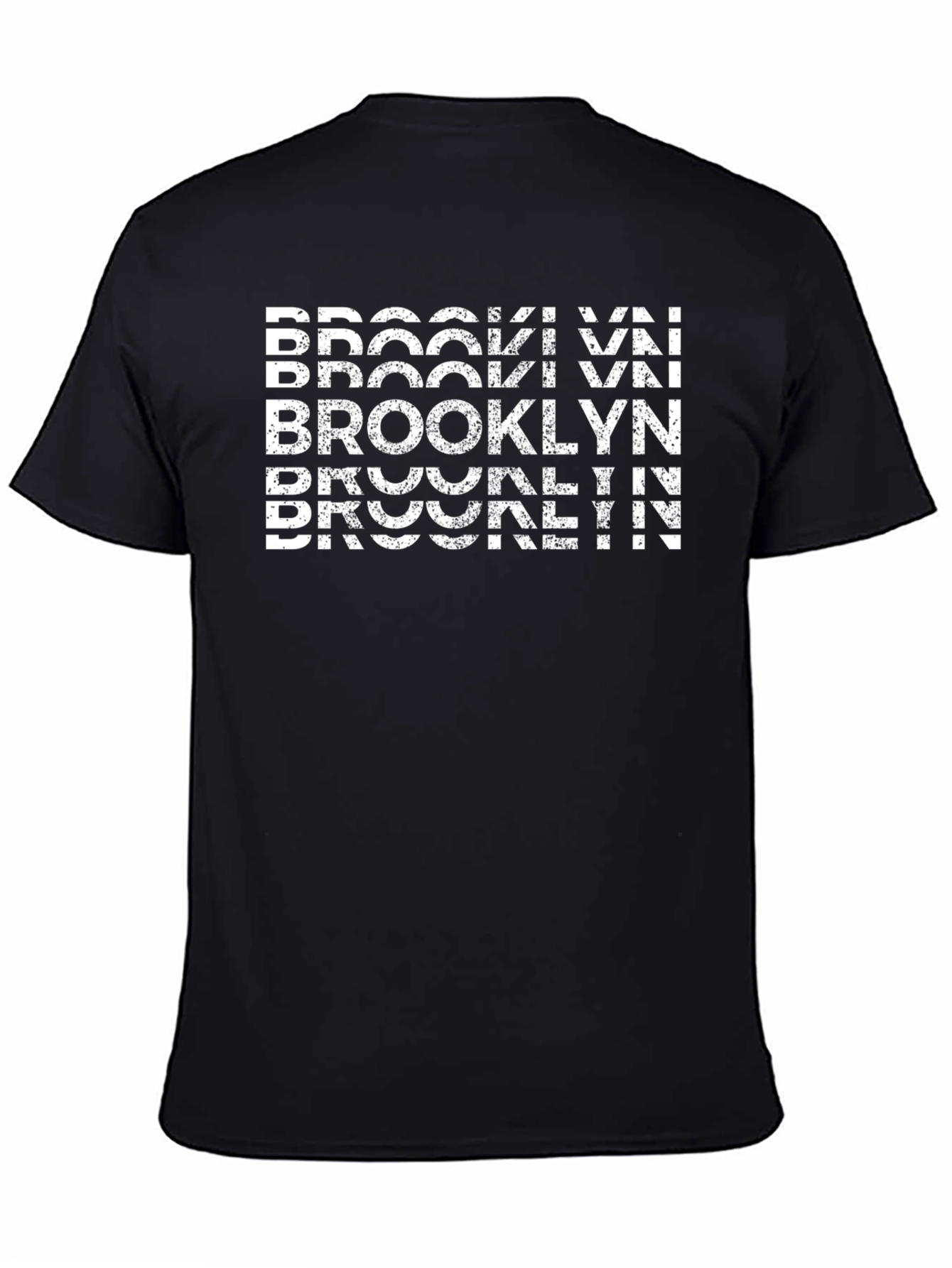 Brooklyn Graphic Print Black T-Shirt