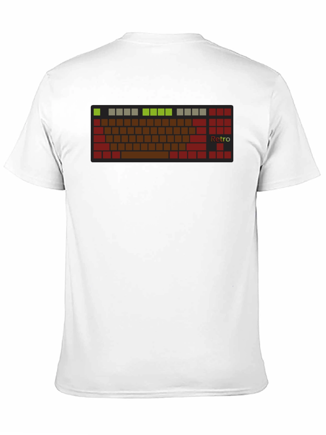 Retro Keyboard T-Shirt - Black Tee