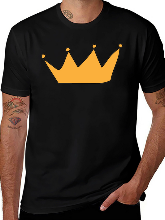 Crown Graphic Tee - Black Short Sleeve