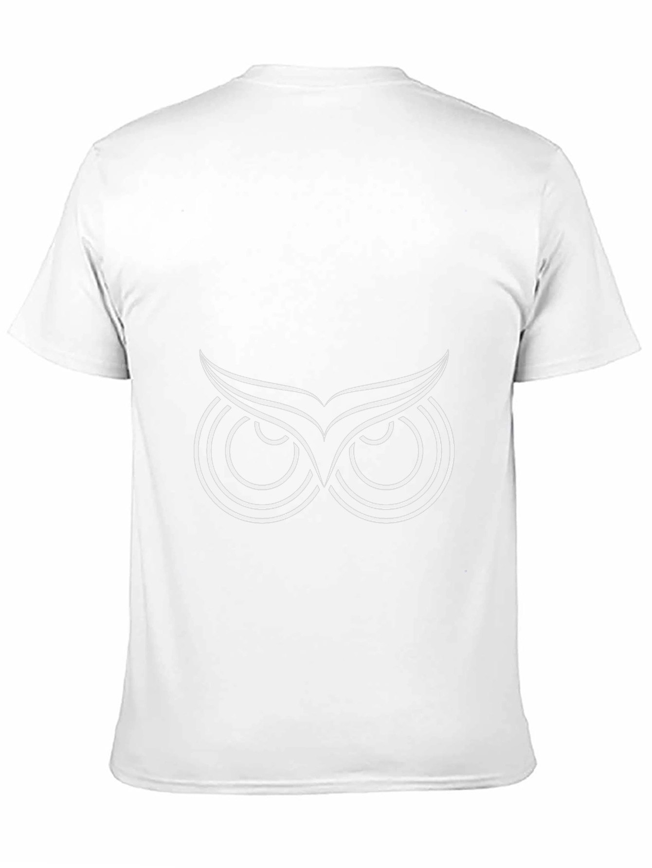 Owl Eyes Graphic Tee - Stylish Black Cotton T-Shirt