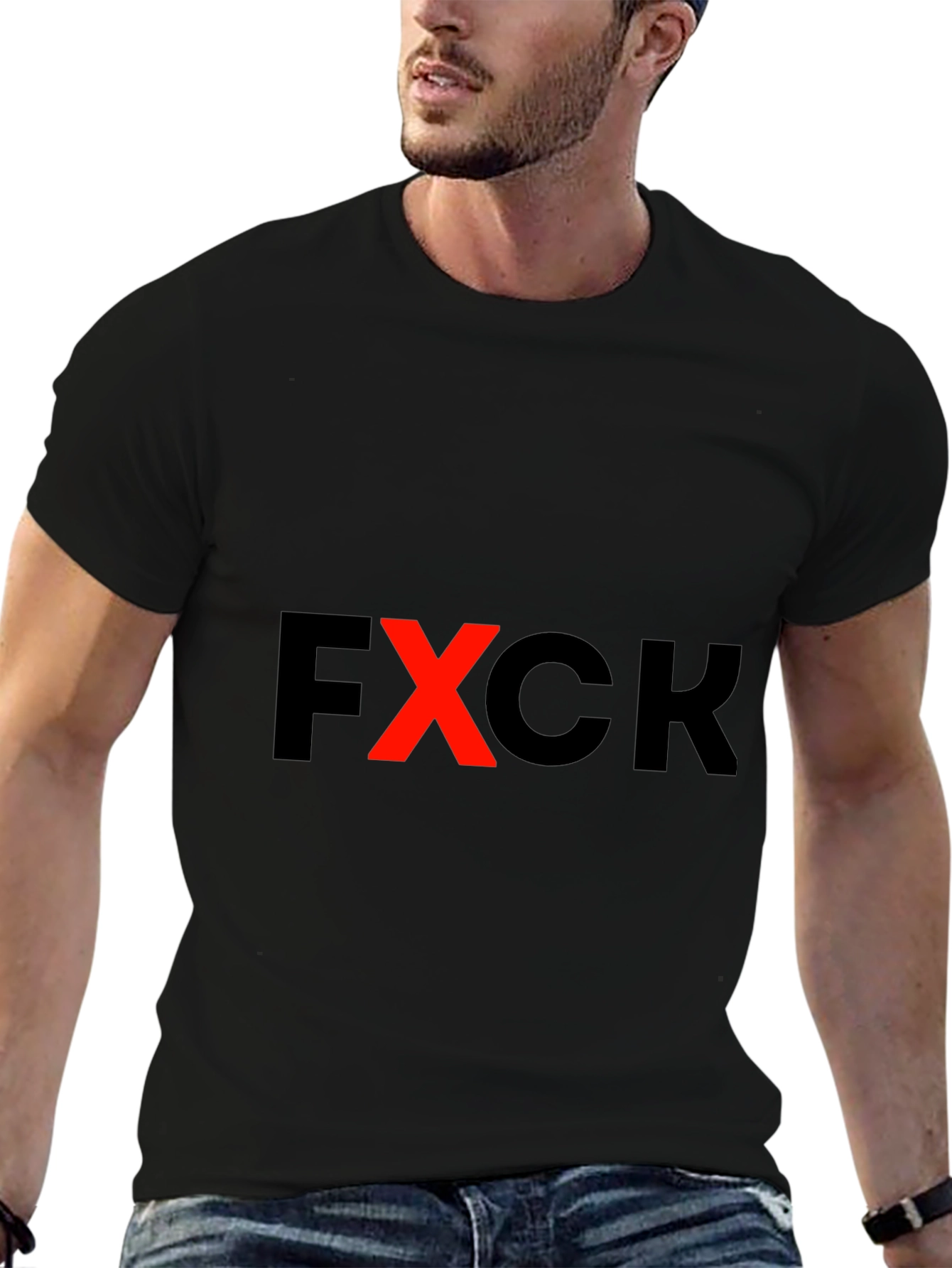 FXCK Graphic Tee - Edgy Black T-Shirt