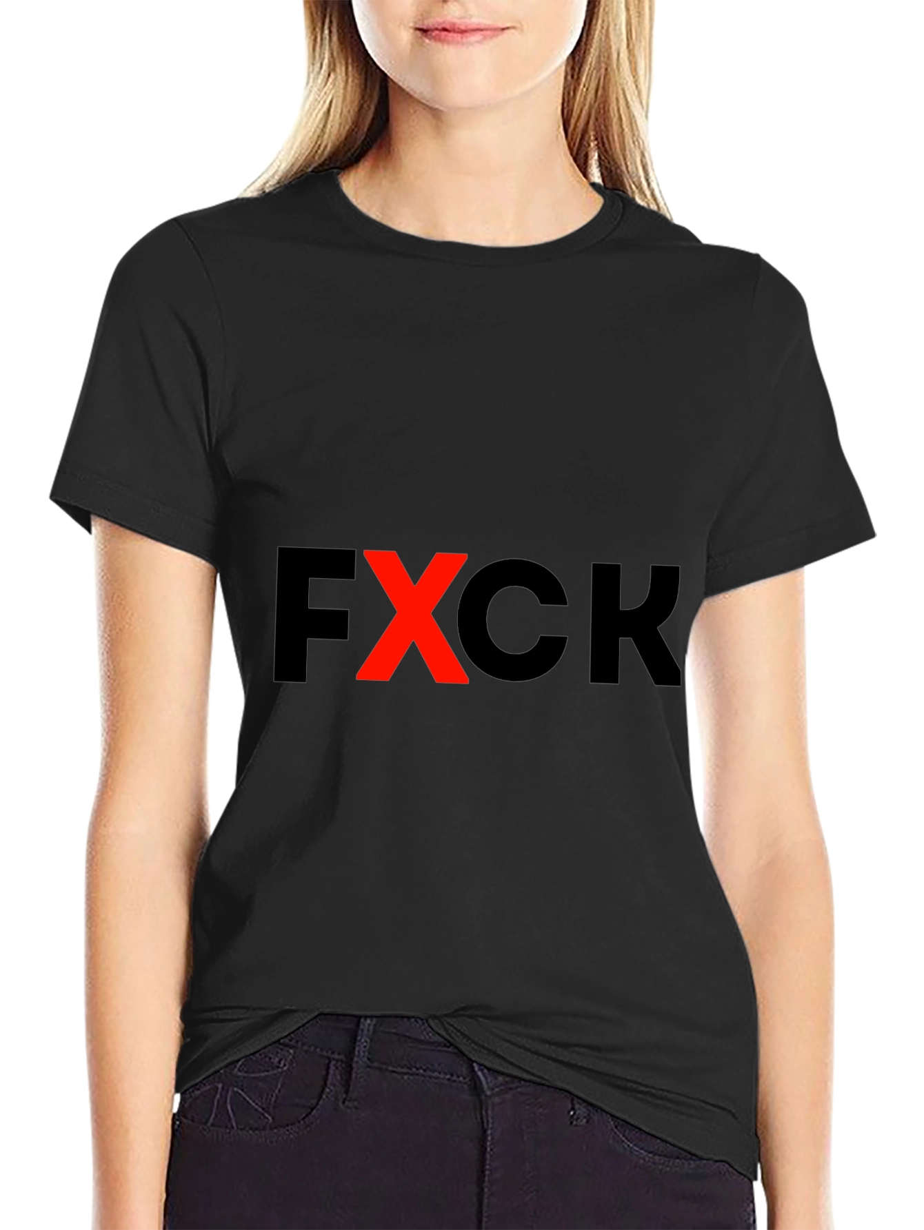 FXCK Graphic Tee - Edgy Black T-Shirt