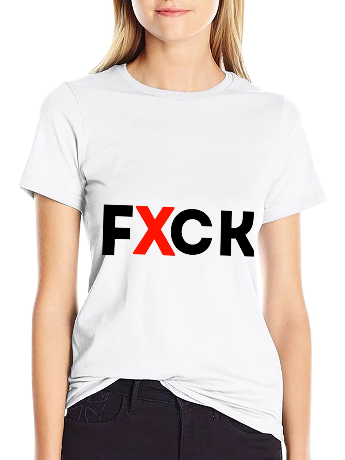 FXCK Graphic Tee - Edgy Black T-Shirt
