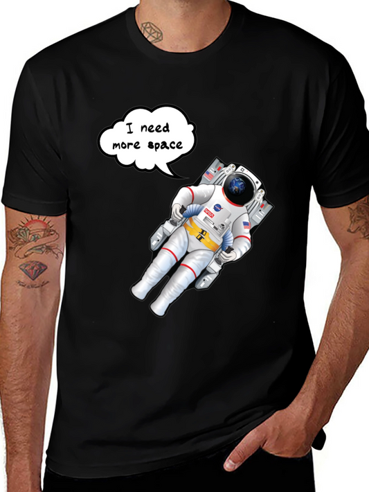 Cosmic Comfort Tee: Astronaut Graphic T-Shirt