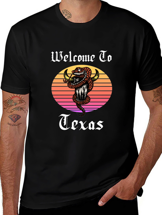 Welcome to Texas Snake Graphic Tee