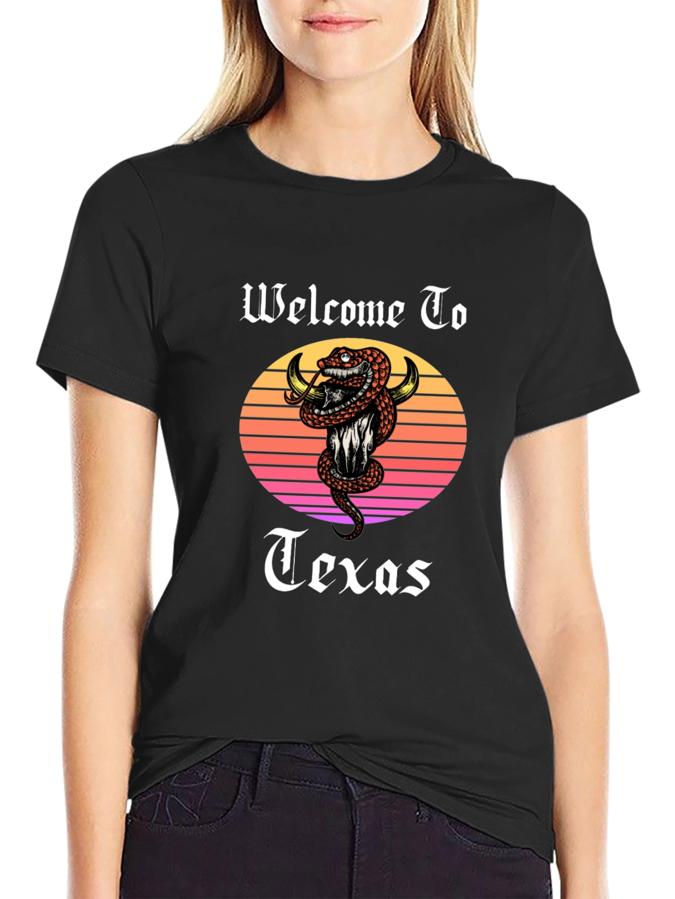 Welcome to Texas Snake Graphic Tee