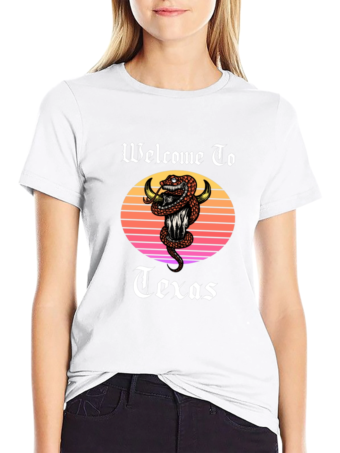 Welcome to Texas Snake Graphic Tee