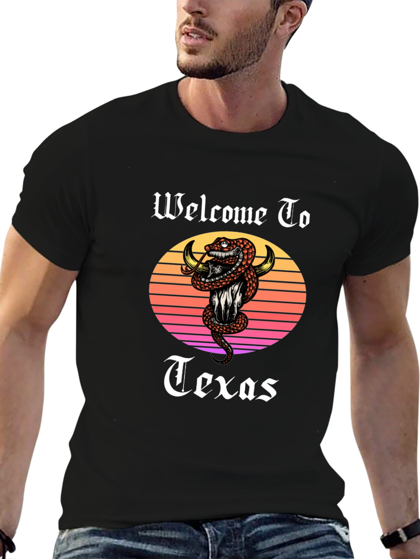 Welcome to Texas Snake Graphic Tee