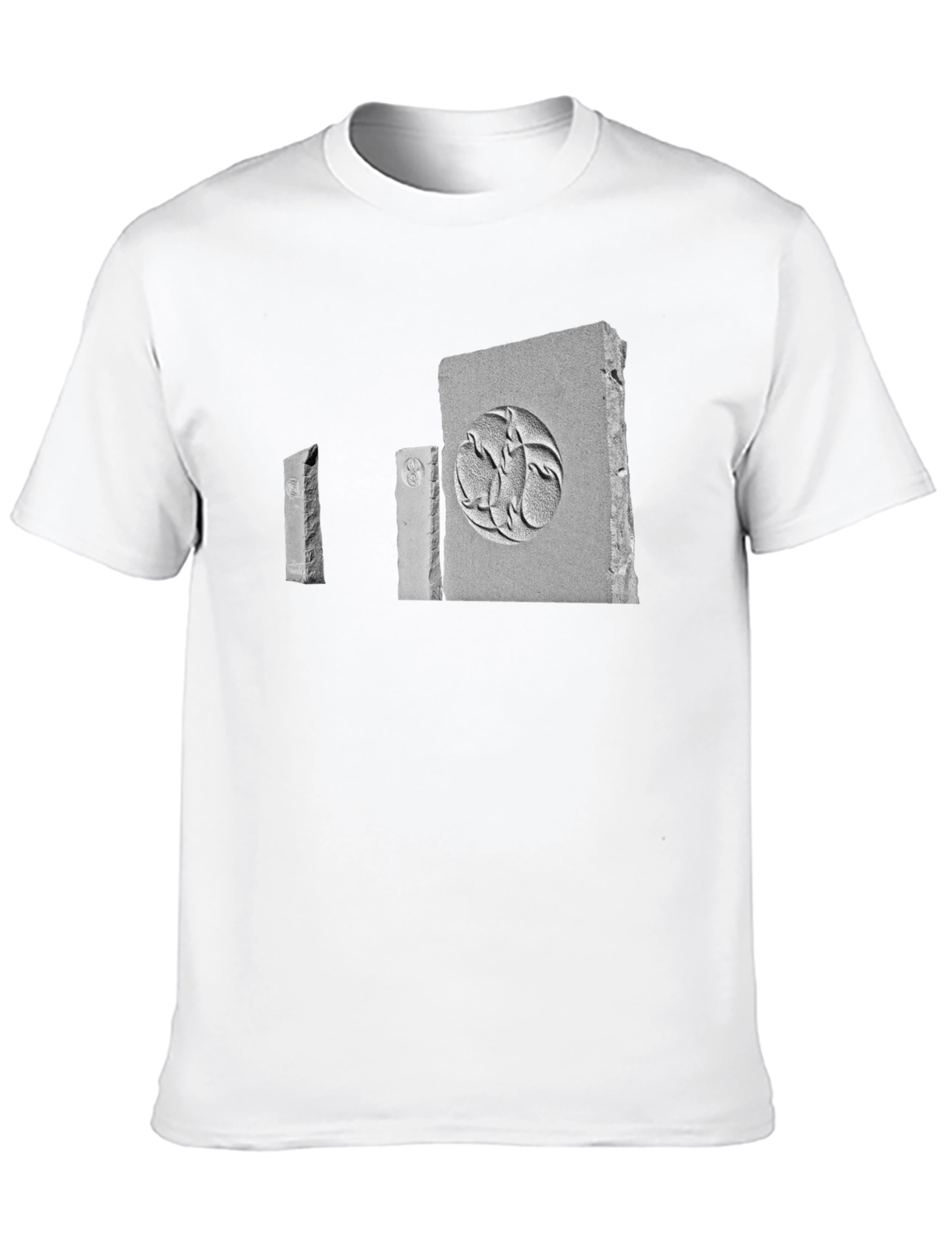 Monolith Graphic Tee - Modern Black Cotton T-Shirt