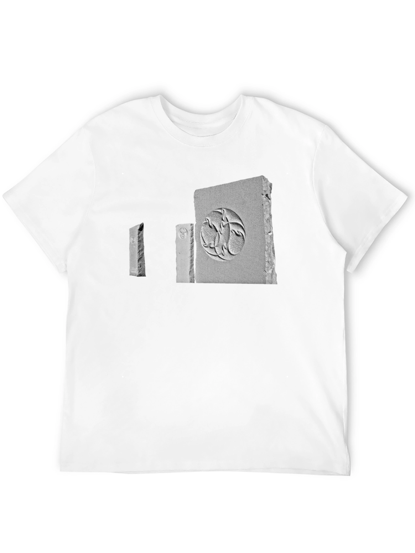 Monolith Graphic Tee - Modern Black Cotton T-Shirt