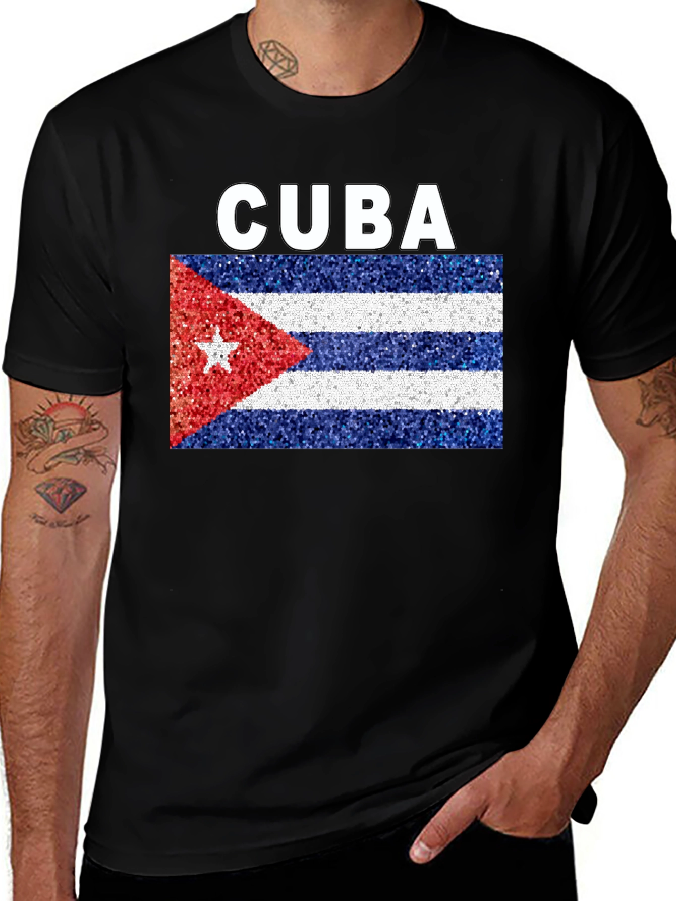 Cuba Flag T-Shirt - Patriotic Cuban Pride
