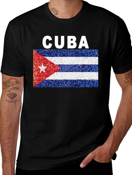 Cuba Flag T-Shirt - Patriotic Cuban Pride