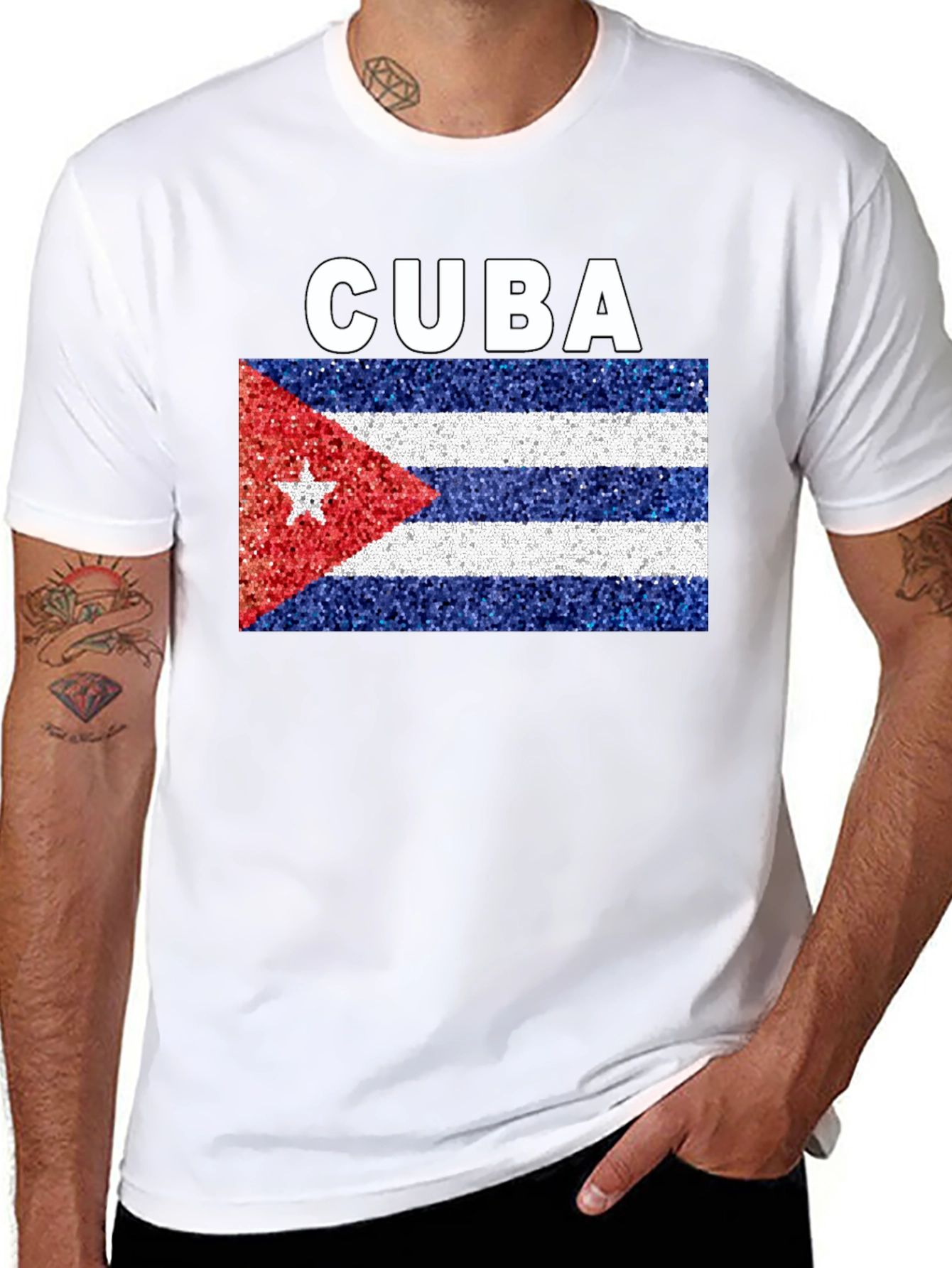 Cuba Flag T-Shirt - Patriotic Cuban Pride