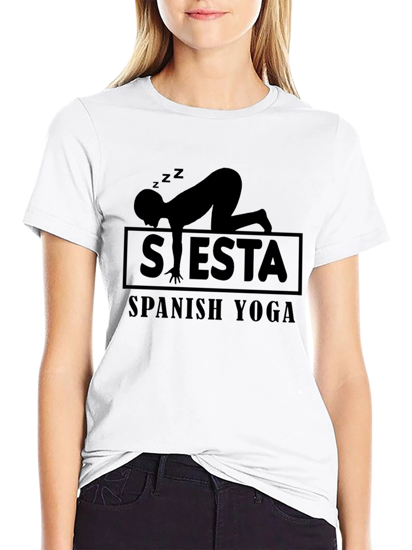 Siesta Spanish Yoga Funny T-Shirt