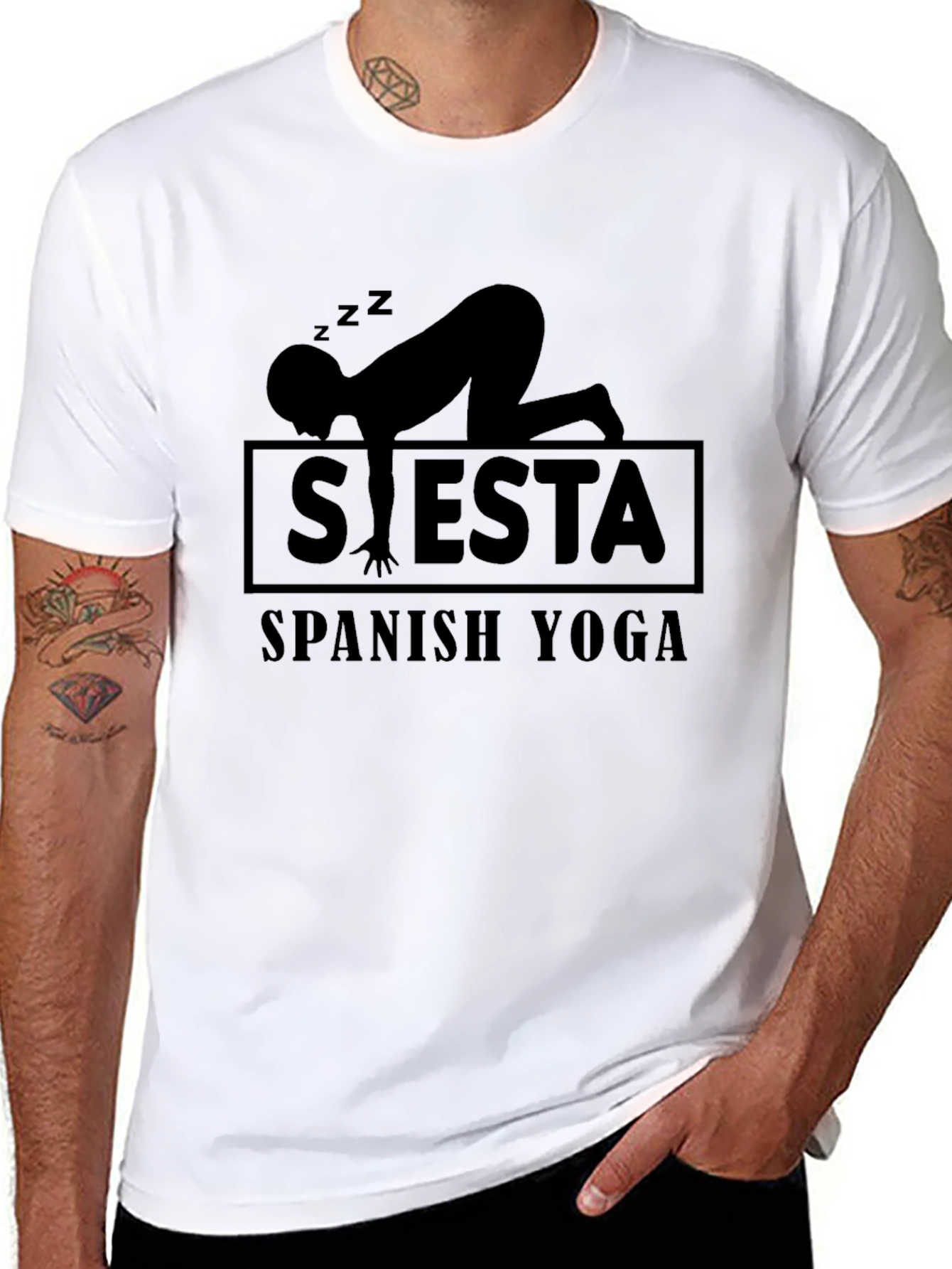 Siesta Spanish Yoga Funny T-Shirt