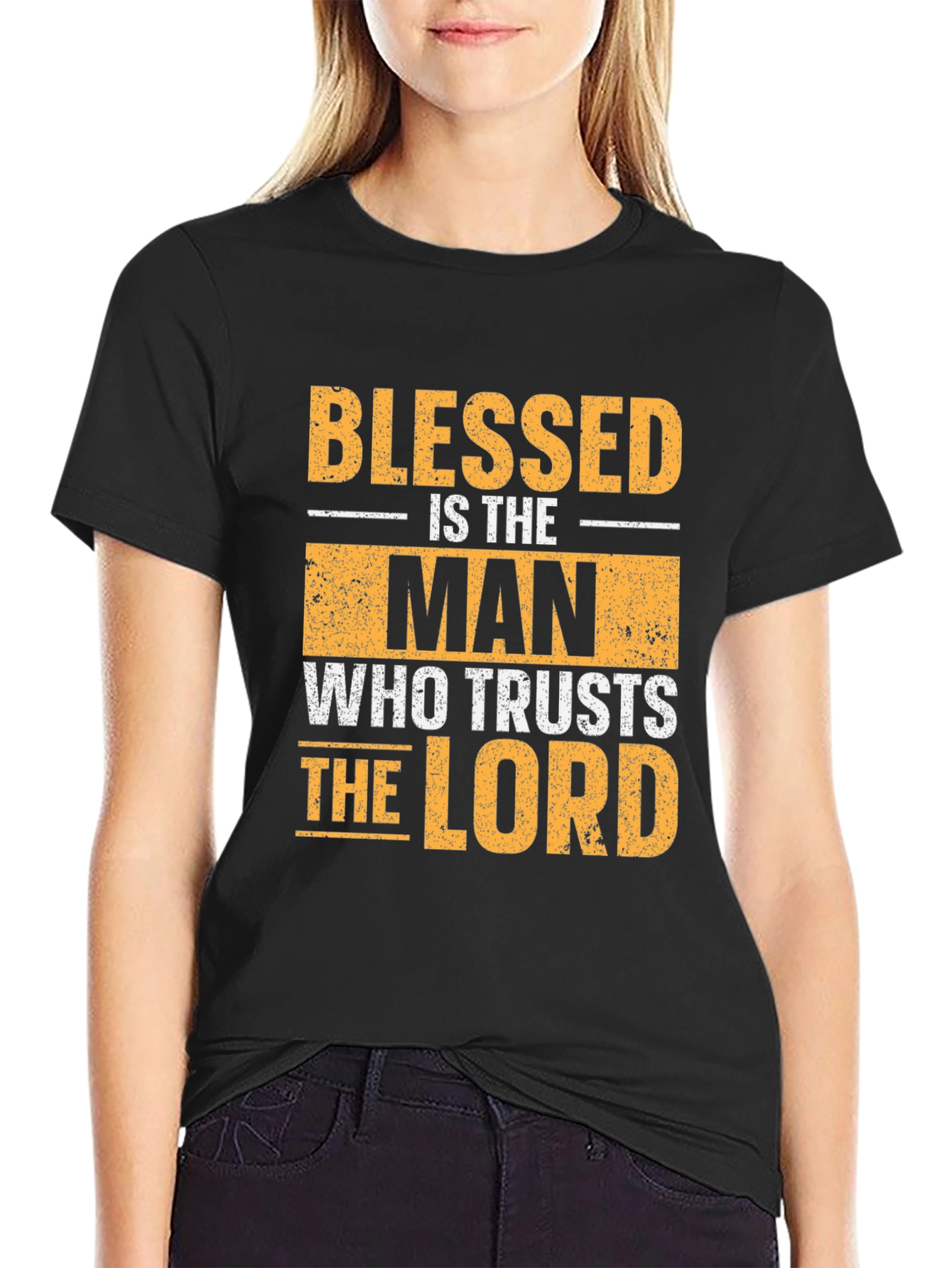 Blessed Is The Man T-Shirt Religious Christian