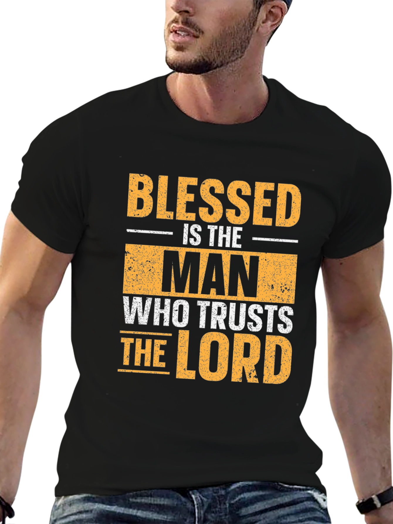 Blessed Is The Man T-Shirt Religious Christian