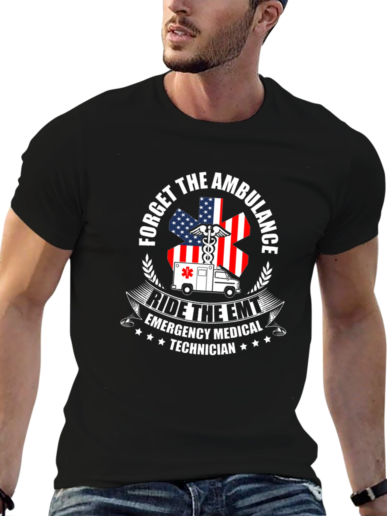 EMT Ambulance T-Shirt - Emergency Medical Technician Tee