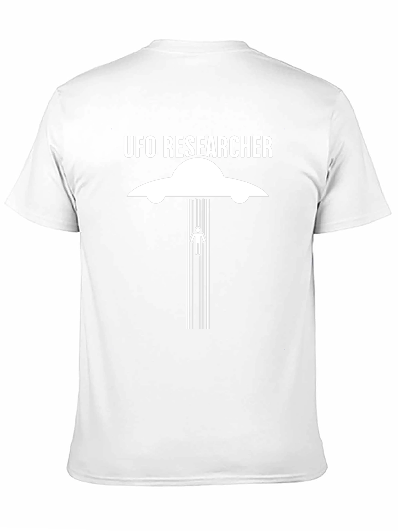 UFO Researcher T-Shirt - Sci-Fi Abduction Graphic Tee