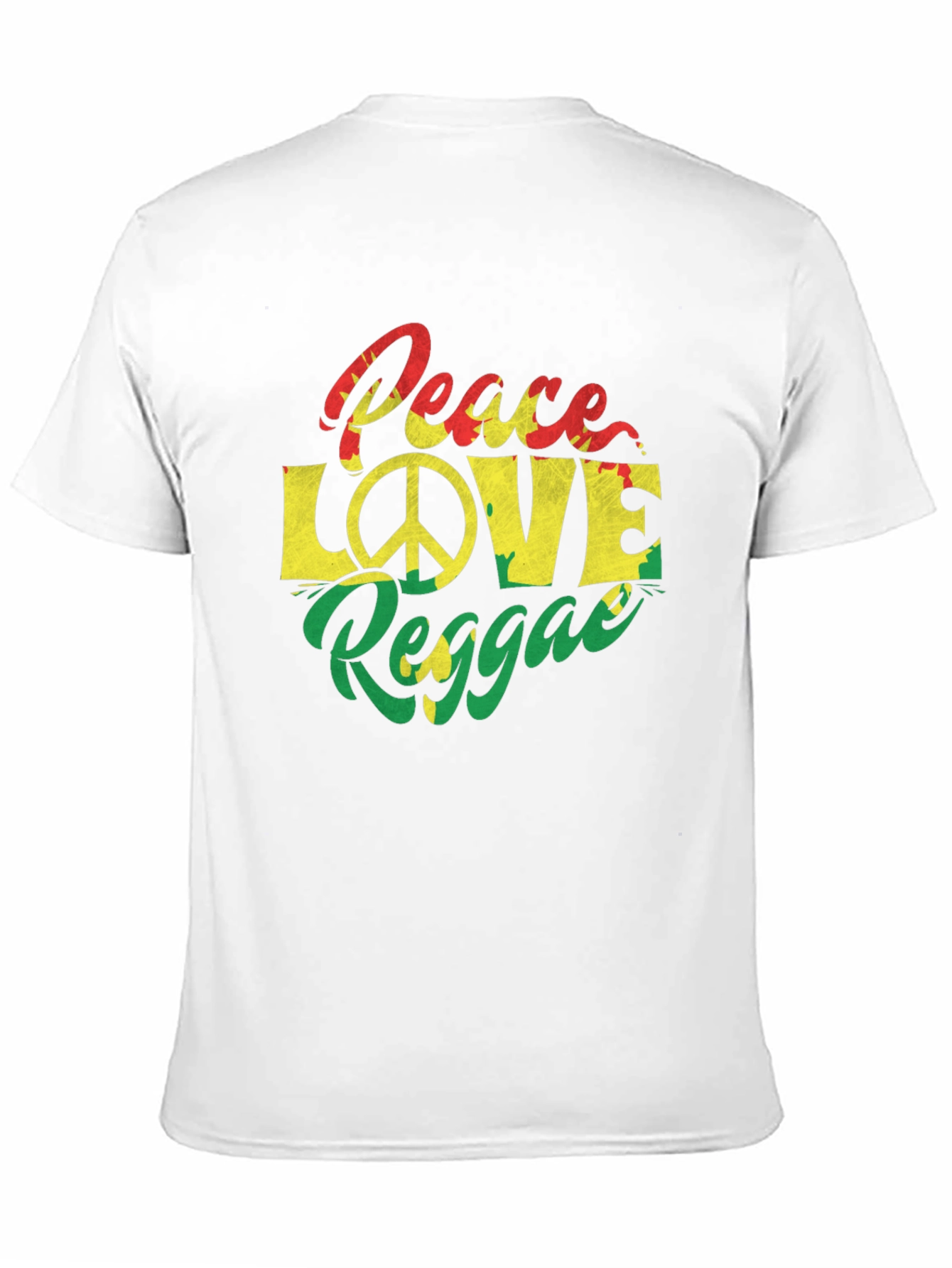Peace Love Reggae Graphic T-Shirt