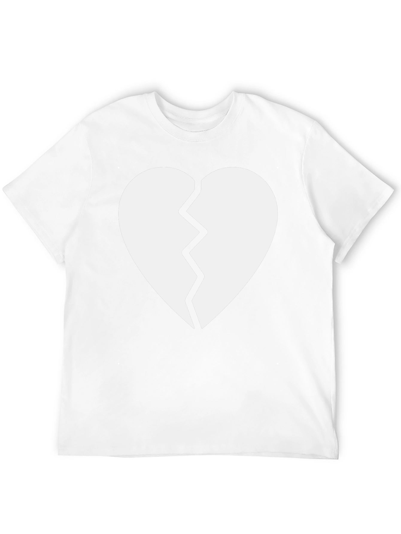 Broken Heart Graphic Tee - Trendy Casual Wear
