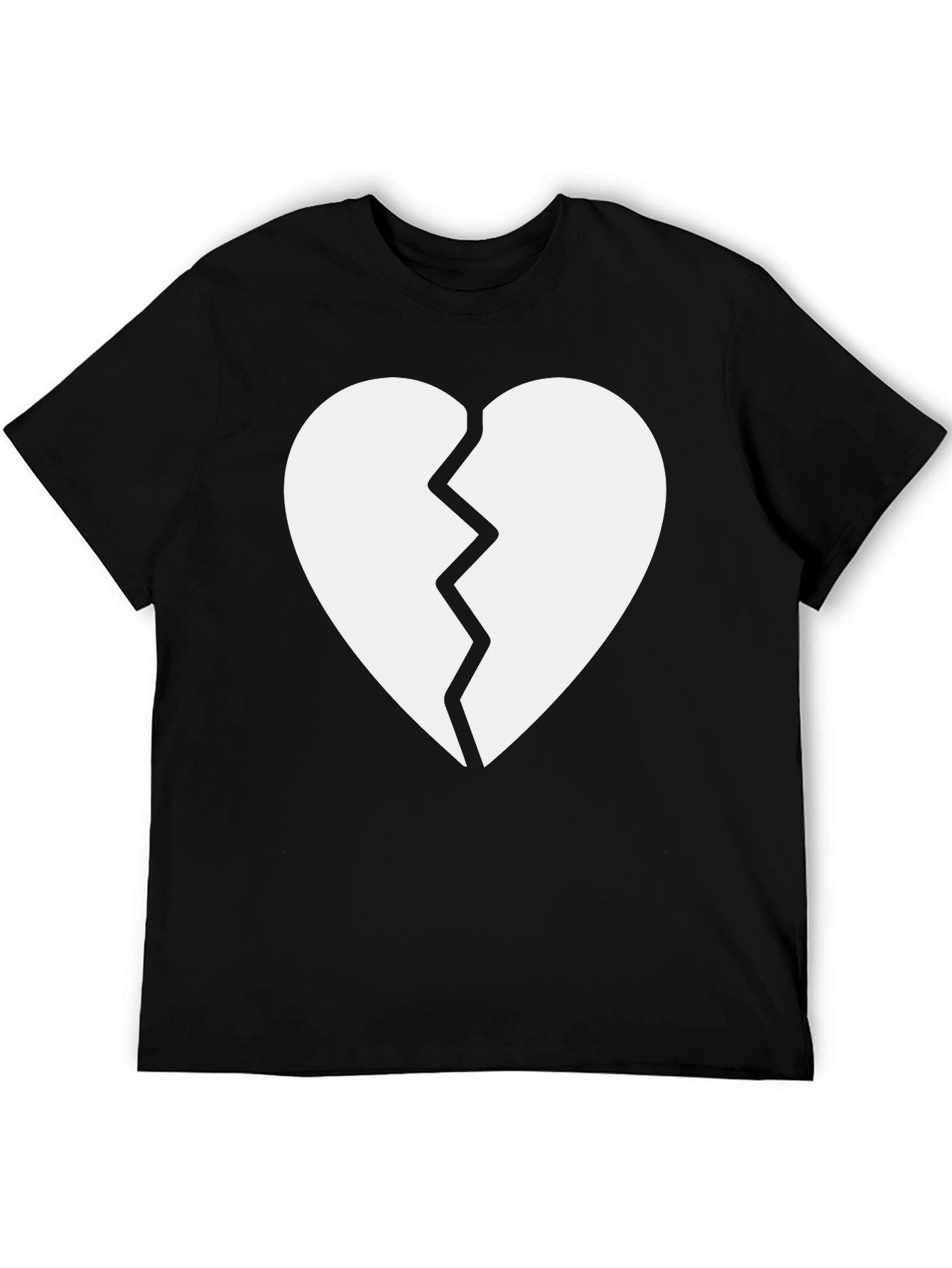 Broken Heart Graphic Tee - Trendy Casual Wear