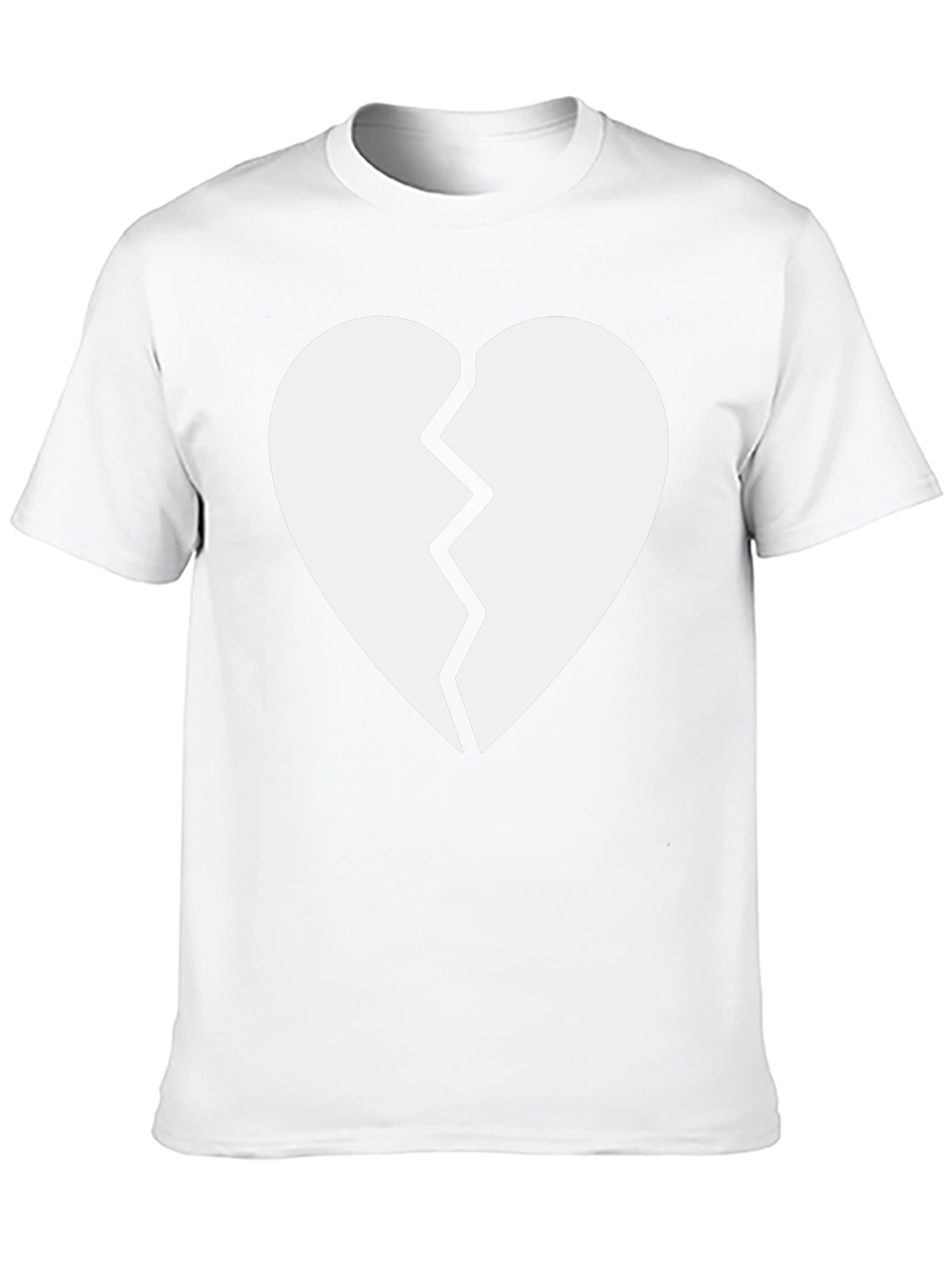 Broken Heart Graphic Tee - Trendy Casual Wear