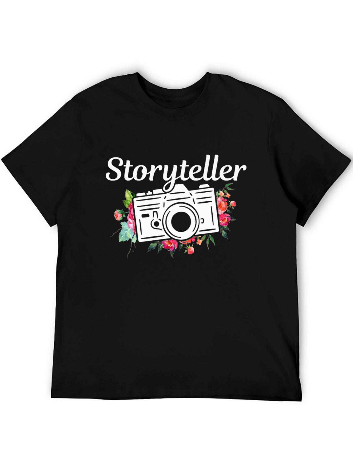 Storyteller Camera Graphic Tee - Trendy Photography Shirt