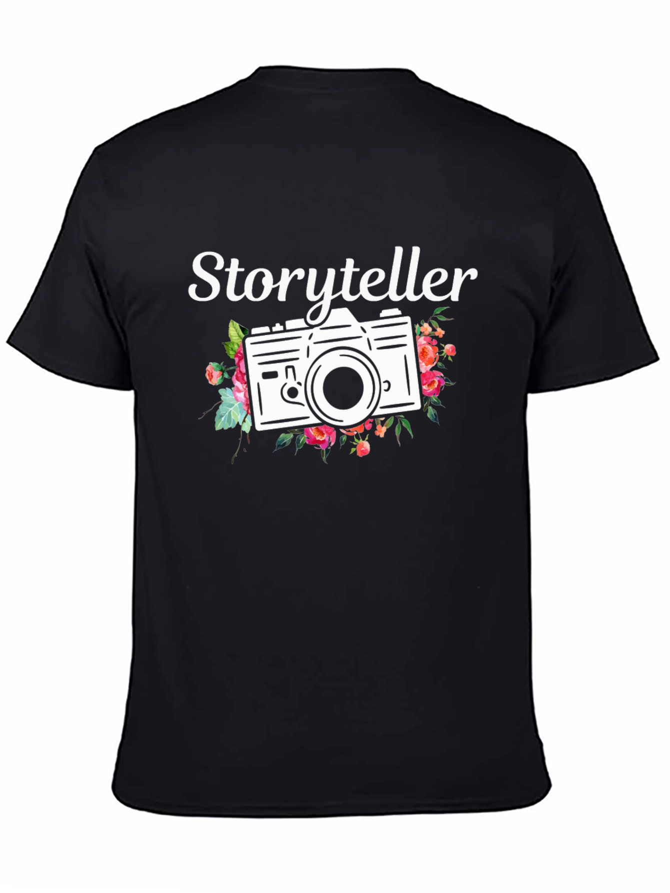 Storyteller Camera Graphic Tee - Trendy Photography Shirt