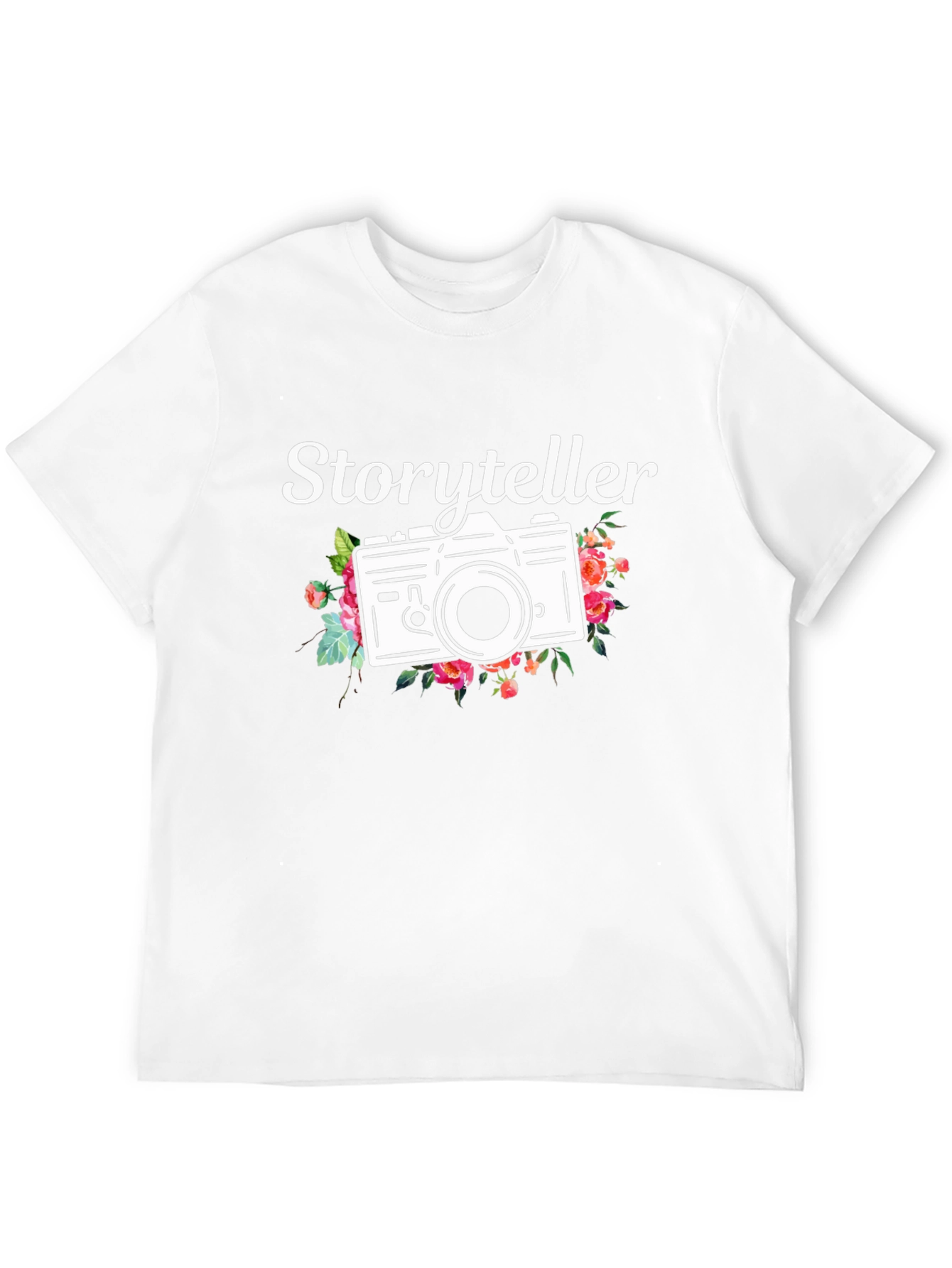 Storyteller Camera Graphic Tee - Trendy Photography Shirt
