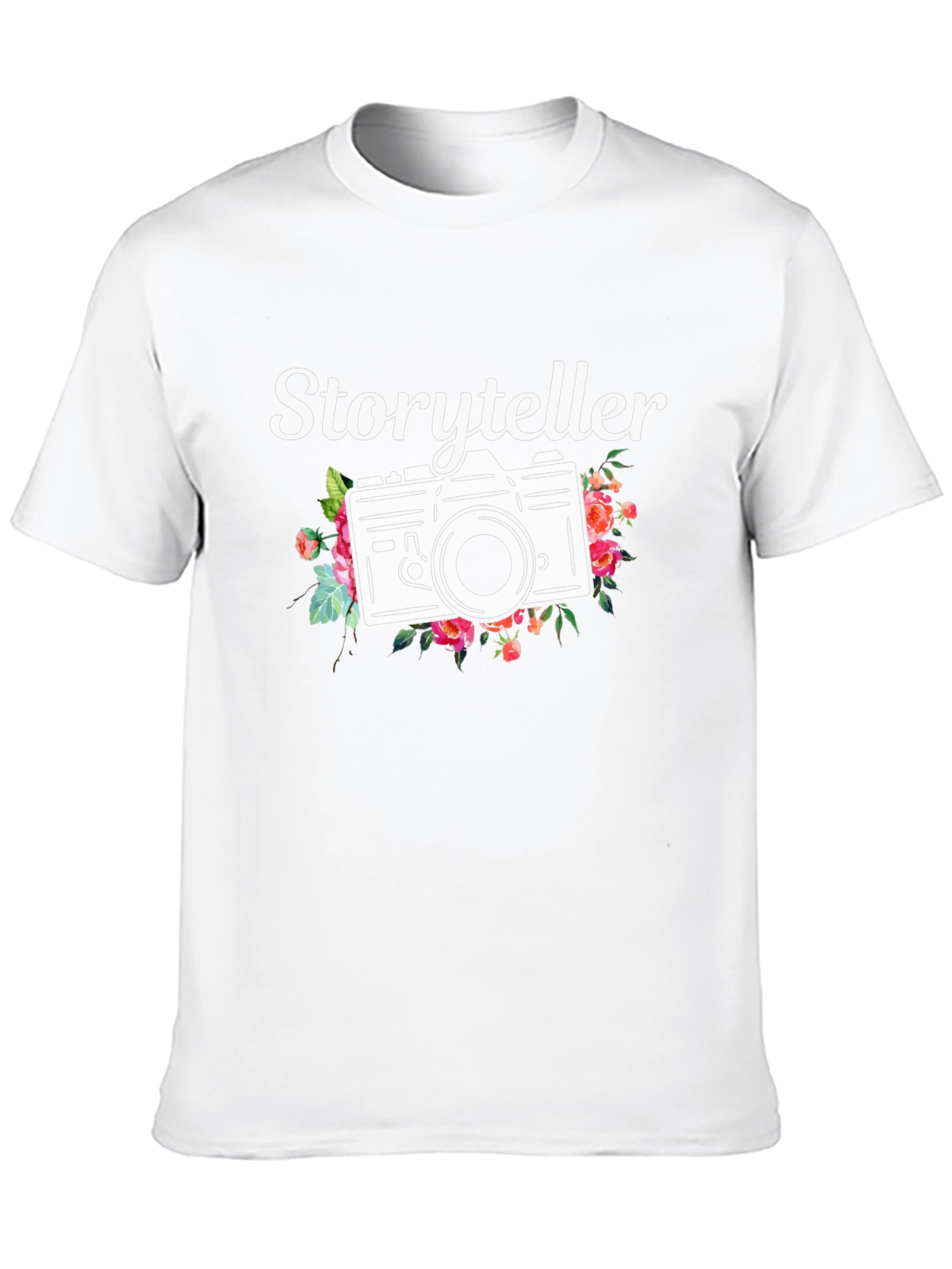 Storyteller Camera Graphic Tee - Trendy Photography Shirt