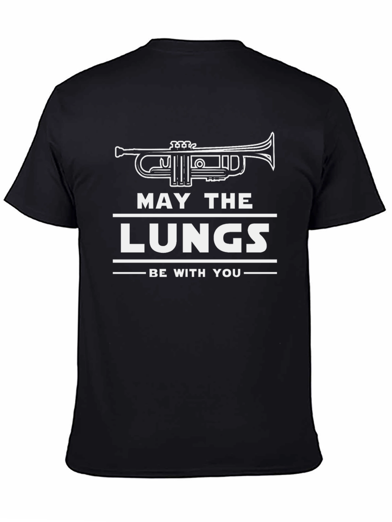 May The Lungs Be With You Black T-Shirt