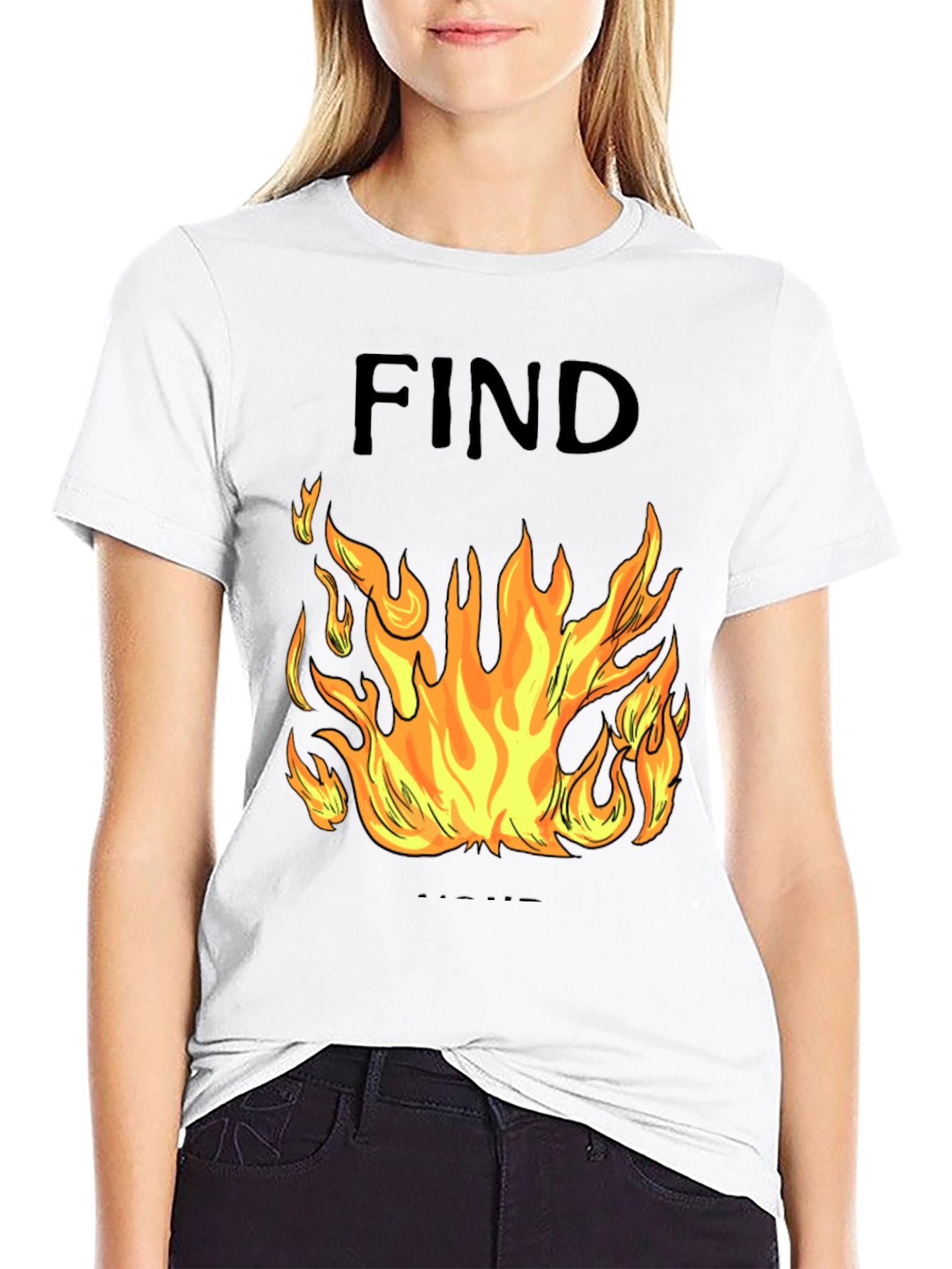Find Your Fire Graphic Tee - Mens Black T-Shirt