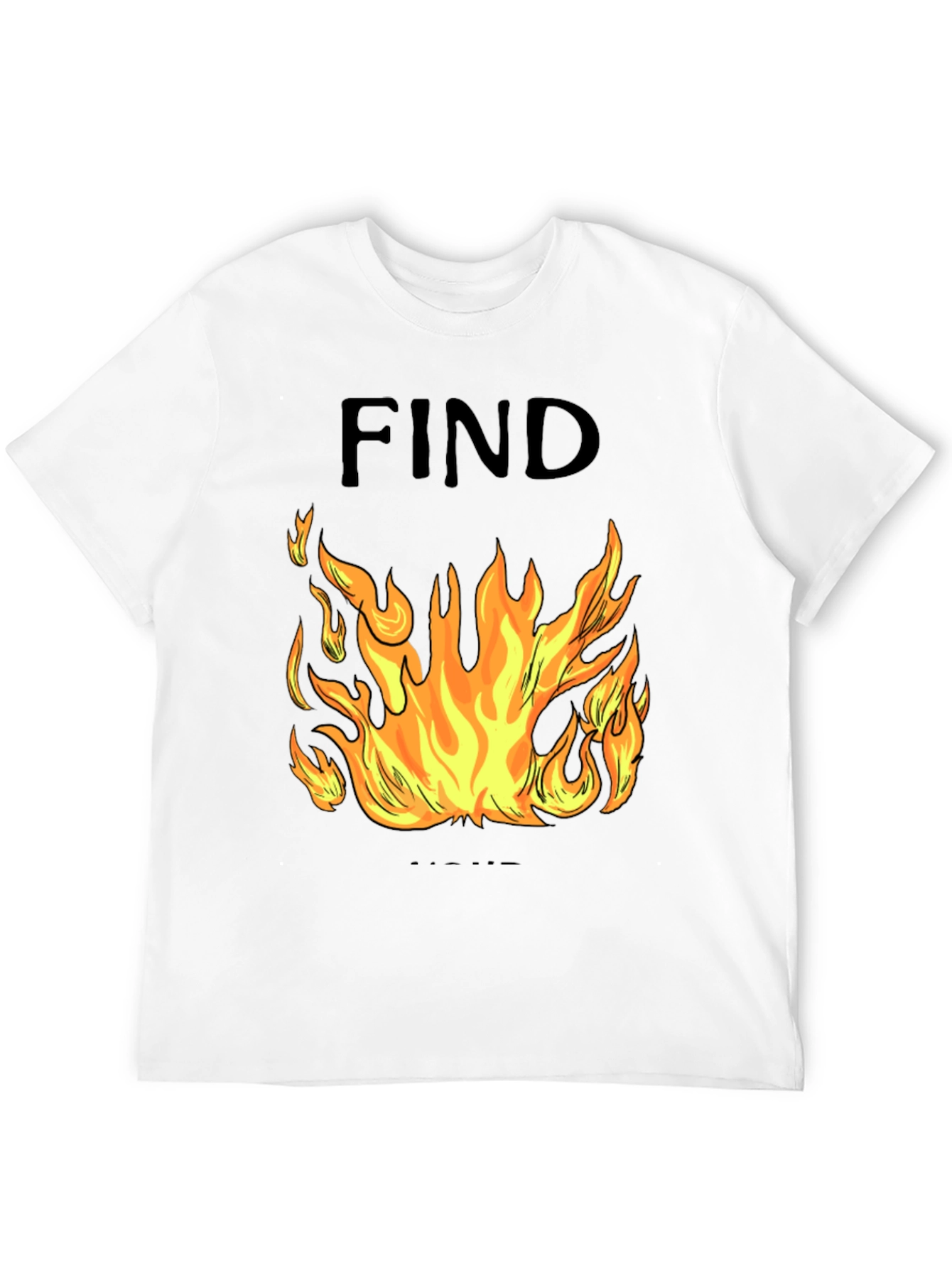 Find Your Fire Graphic Tee - Mens Black T-Shirt