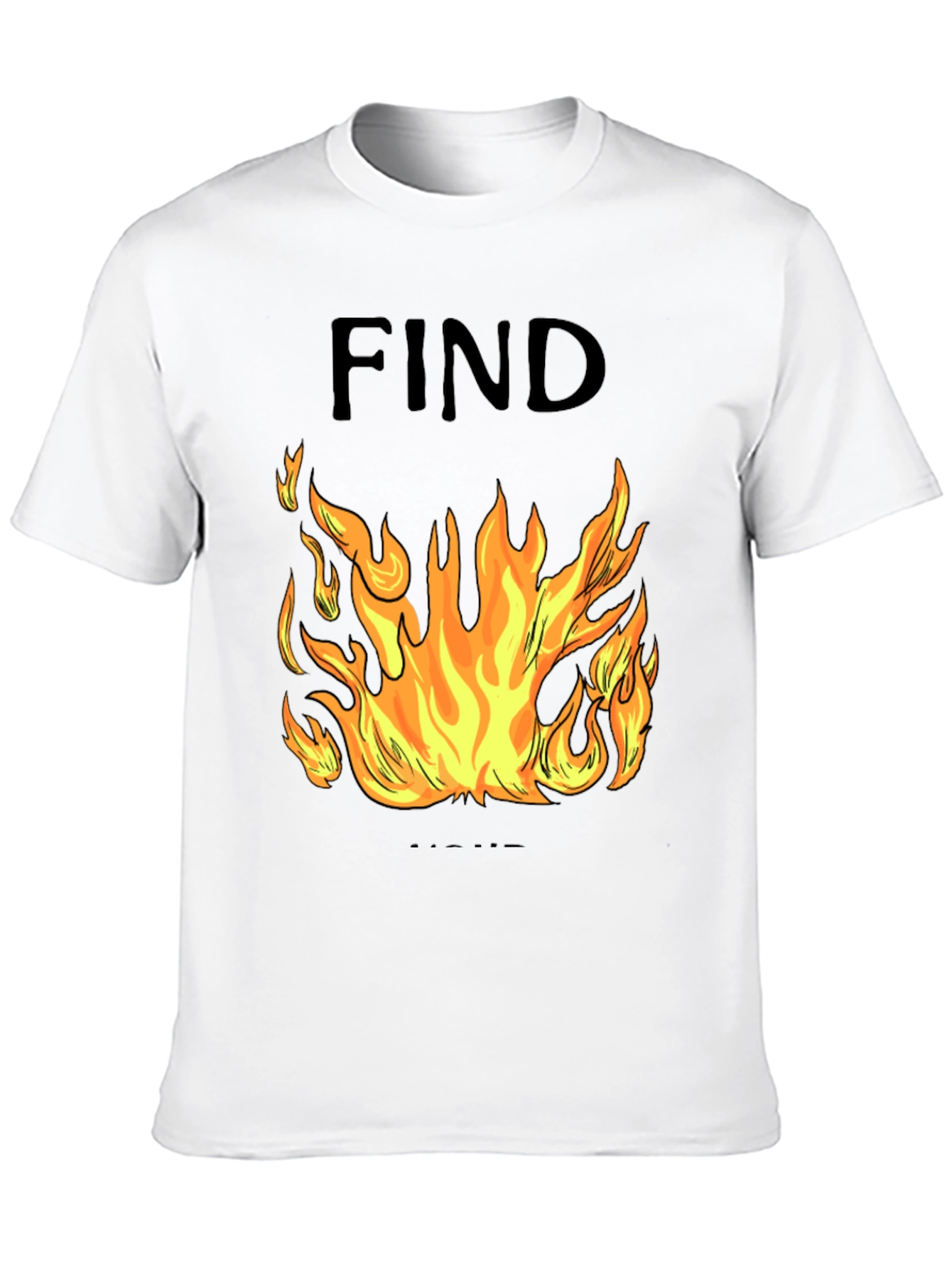 Find Your Fire Graphic Tee - Mens Black T-Shirt