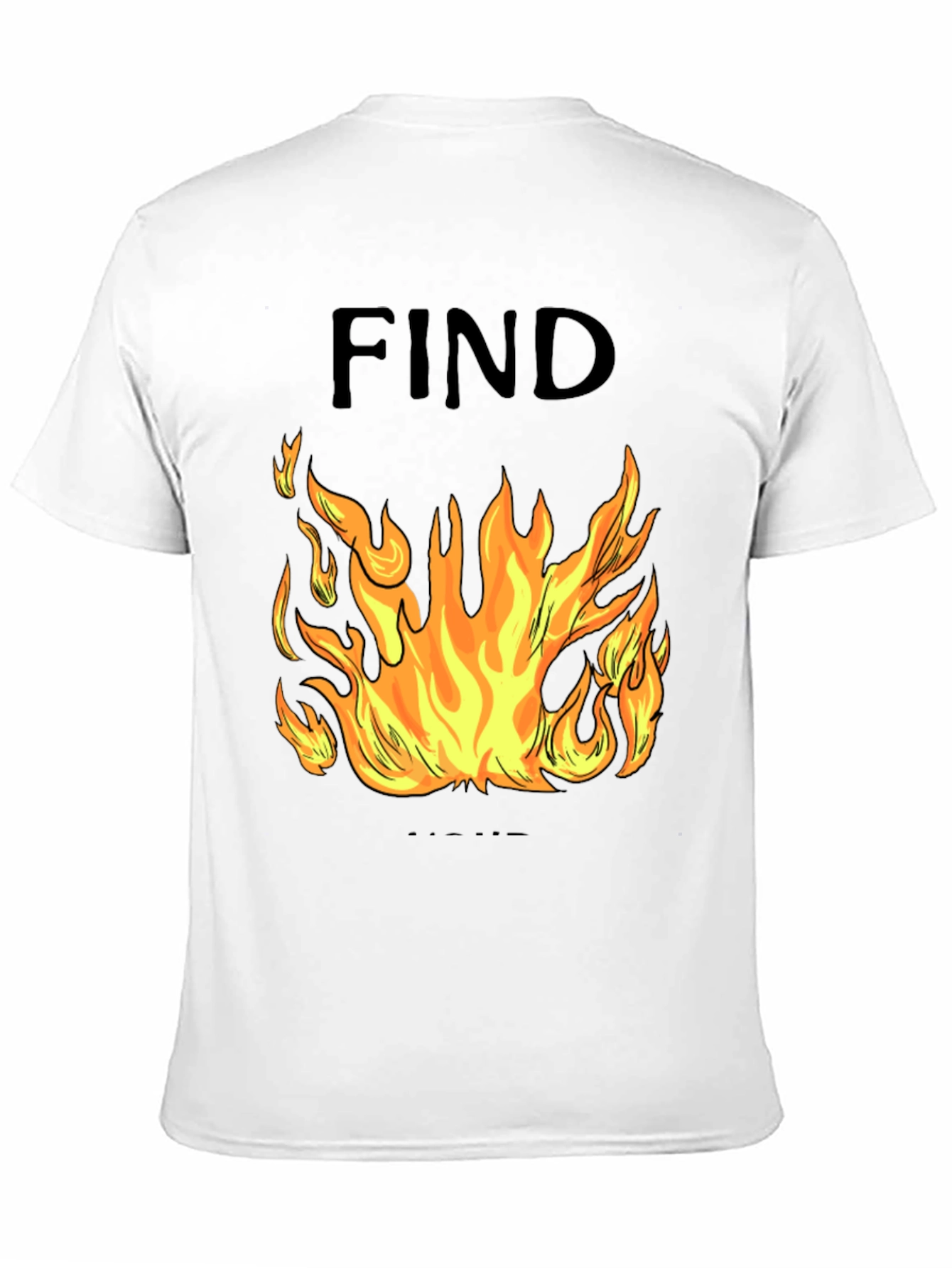 Find Your Fire Graphic Tee - Mens Black T-Shirt