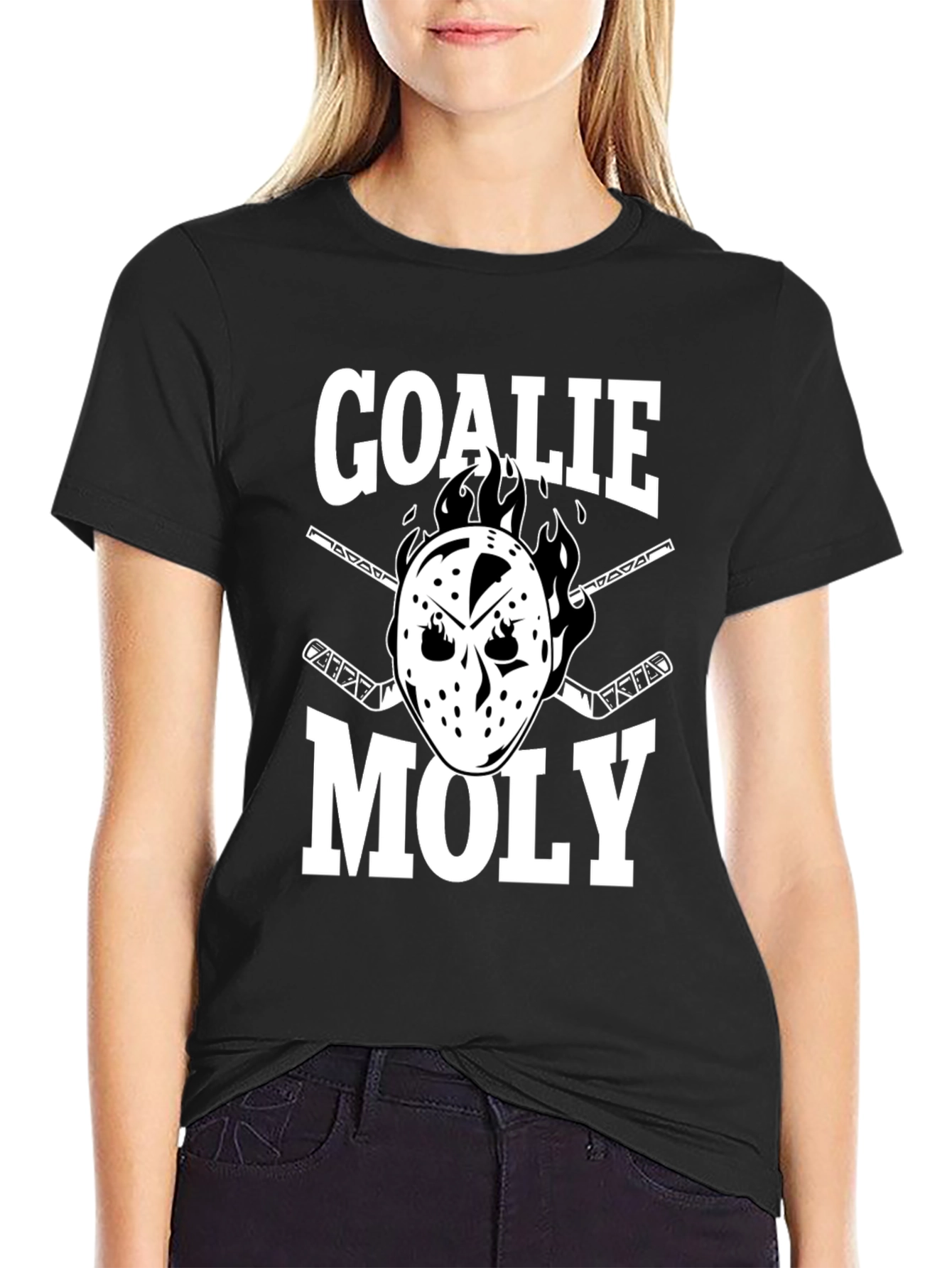 Goalie Moly Hockey T-Shirt