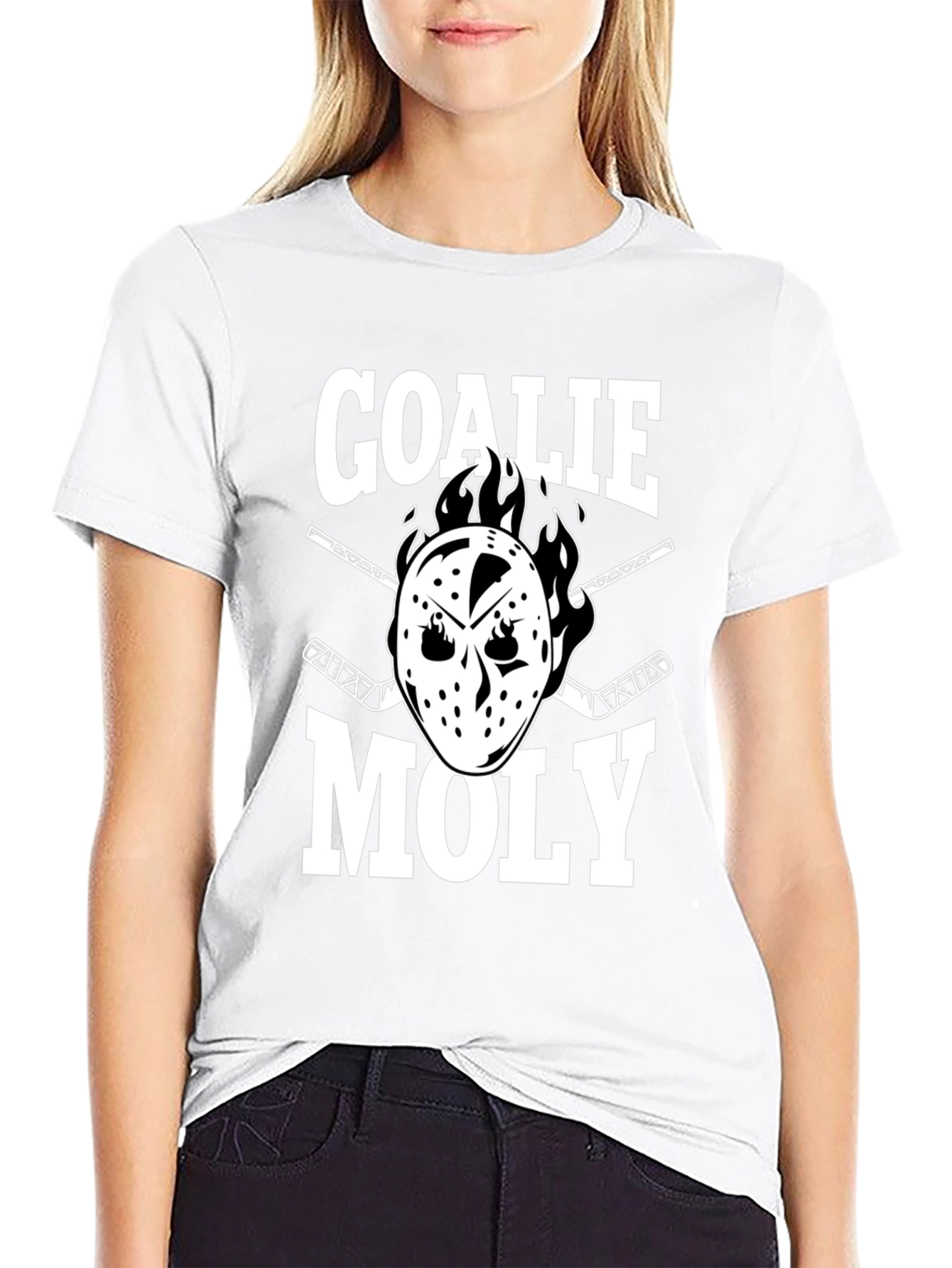 Goalie Moly Hockey T-Shirt