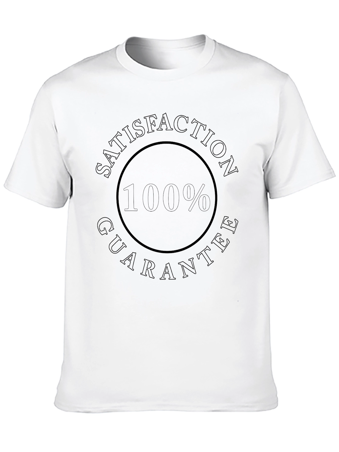 Satisfaction Guaranteed Black T-Shirt