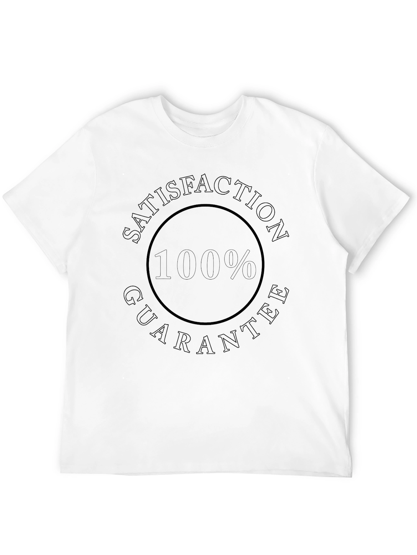 Satisfaction Guaranteed Black T-Shirt