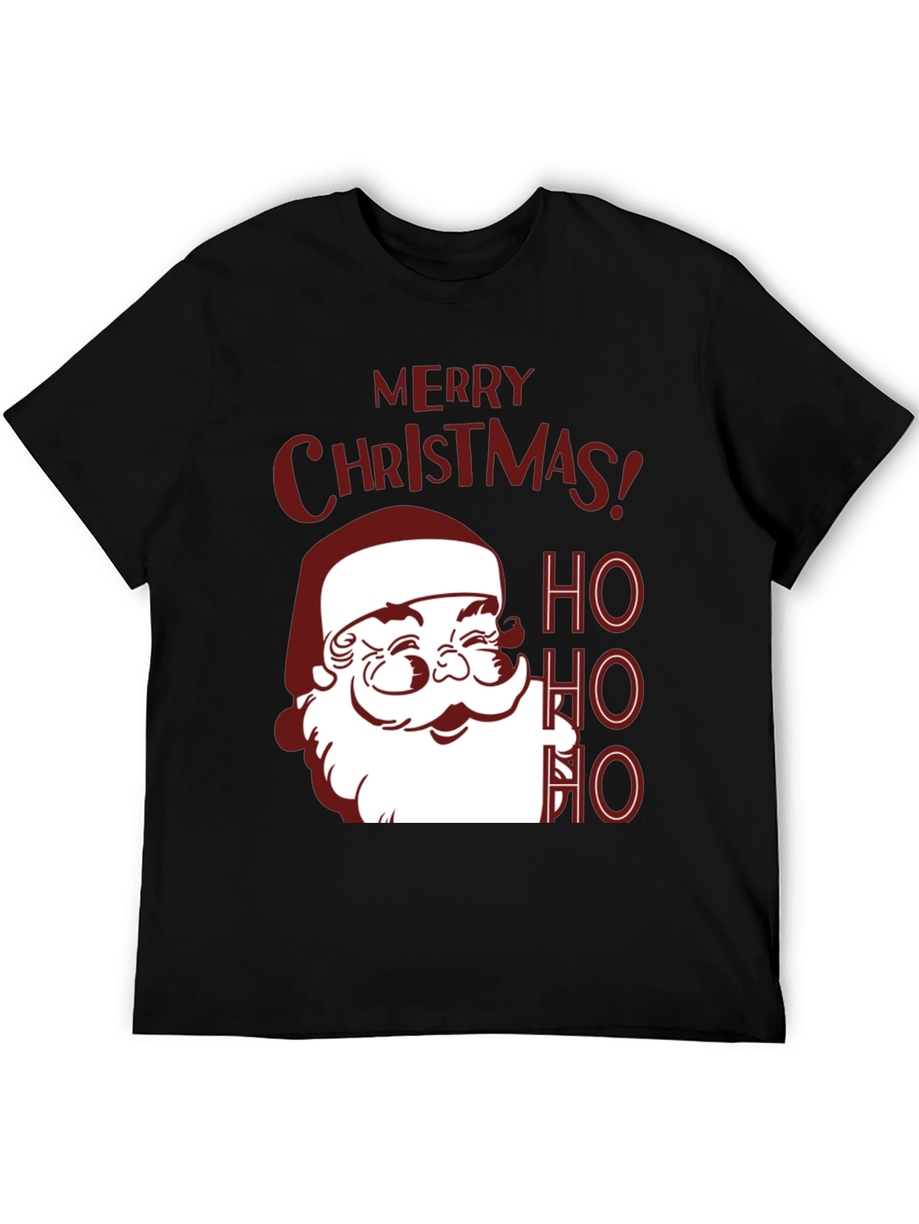 Merry Christmas Santa Graphic T-Shirt