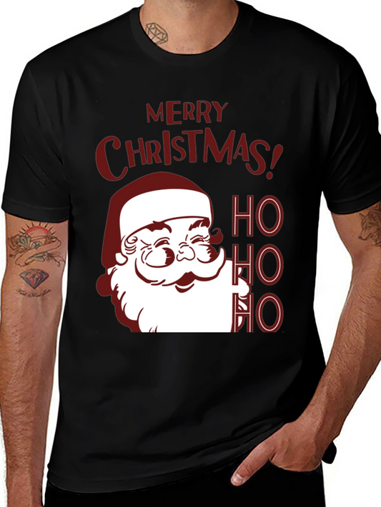 Merry Christmas Santa Graphic T-Shirt