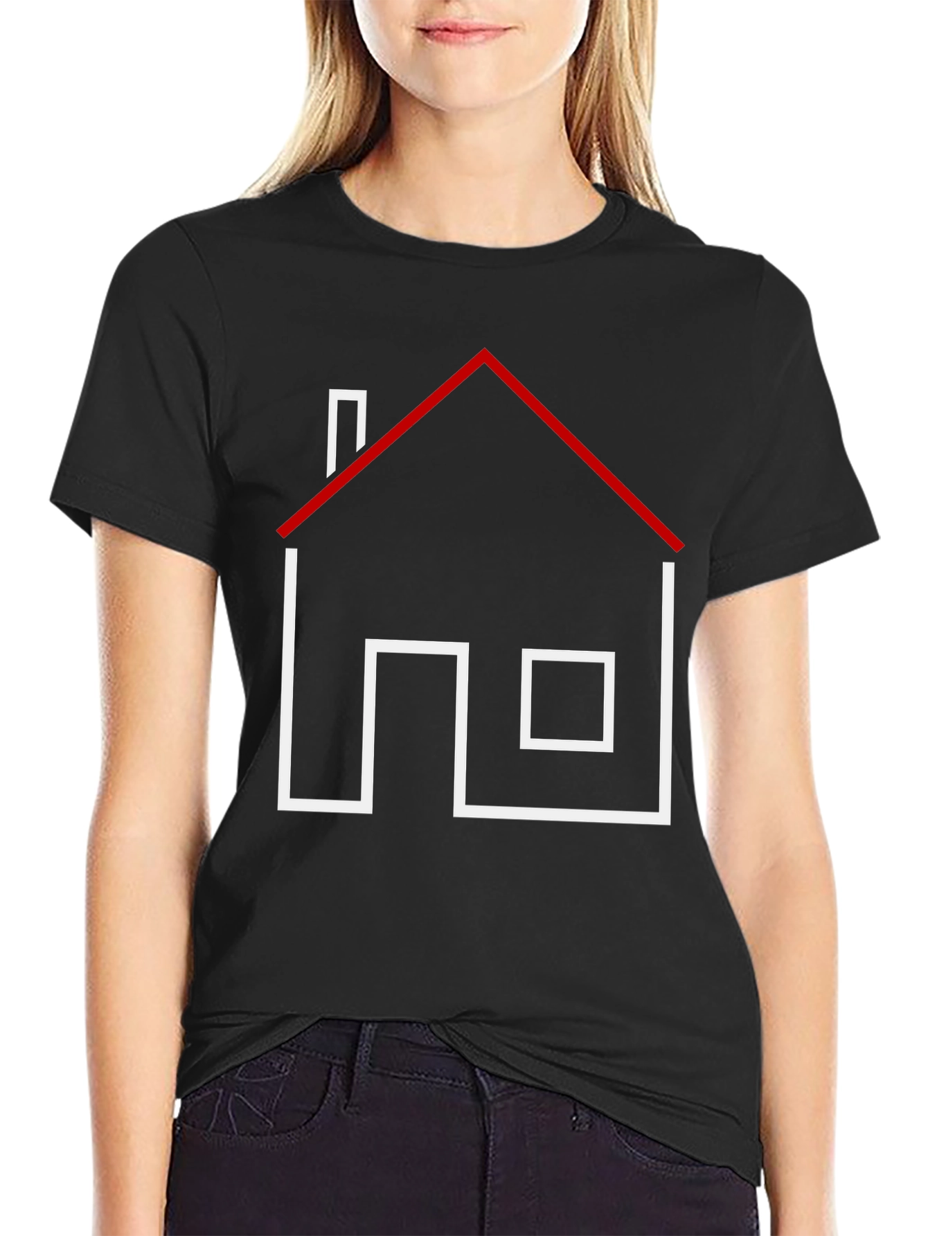 Modern House Graphic Tee - Stylish Comfort