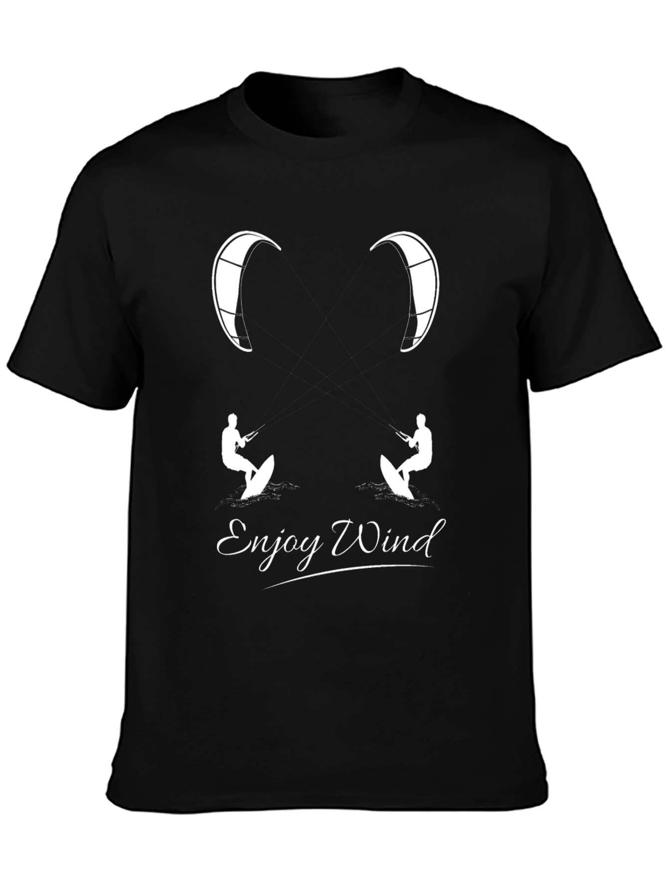 Enjoy Wind Kitesurfing Graphic Tee