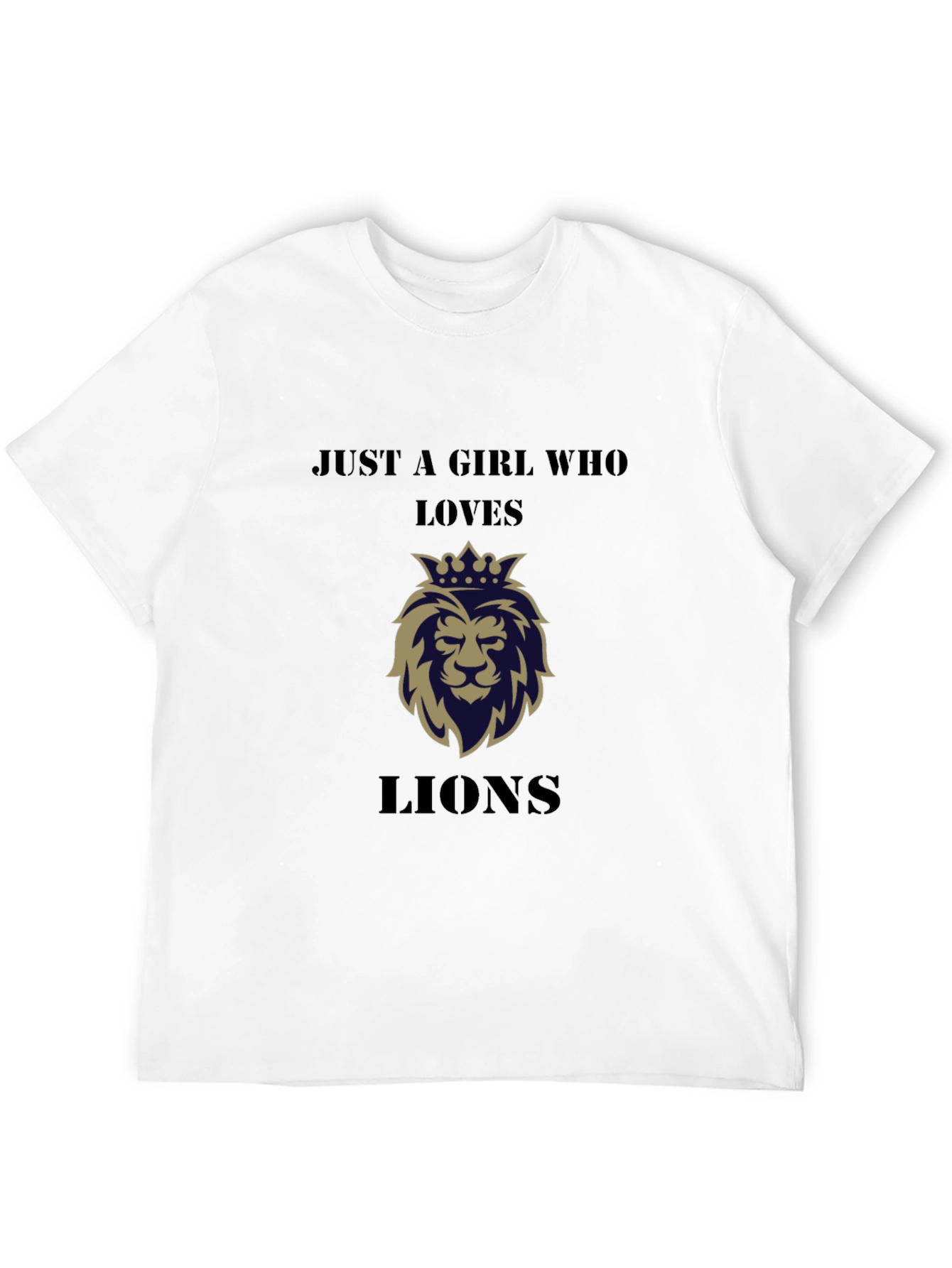 Just a Girl Who Loves Lions T-Shirt